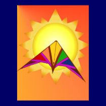 Summer Time Kite Poster posters