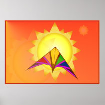 Summer Time Kite Poster