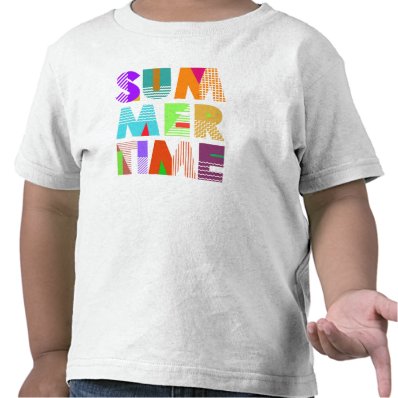 Summer Time Typography Graphic Toddler T-Shirt