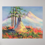 SUMMER TIPI CAMP  by SHARON SHARPE posters