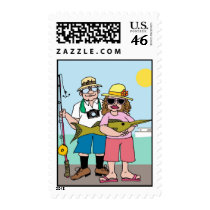 Summer Tourists postage