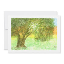 Summer Tree Aleph Bat/Bar Mitzvah  Invitation