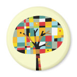 Summer Tree Refrigerator Magnets