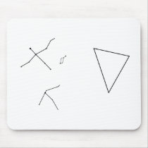 Summer Triangle Asterism Mousepad mousepads