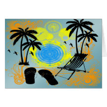 Summer Vacation Greeting Card