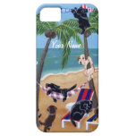 Summer Vacation Labradors Painting iPhone 5 Case
