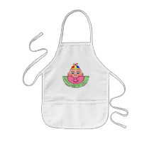 Summer Watermelon Boy Apron