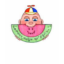 Summer Watermelon Boy T-Shirt by jamiecreates1 Summer Watermelon Boy T-Shirt
