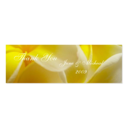 Summer Wedding Business Card Templates (front side)