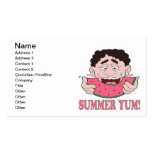 Summer Yum Business Card Templates