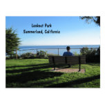 Summerland: Man Contemplates Ocean Post Cards