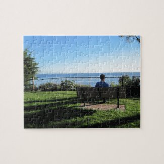 Summerland: Man Contemplates Ocean puzzle