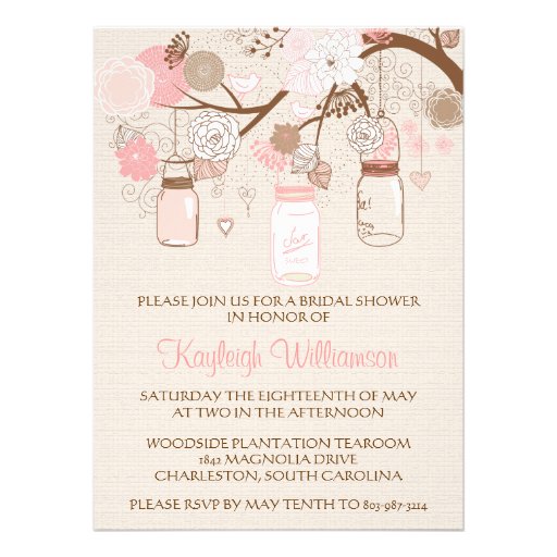 Summer's Dream Bridal Shower Invitation