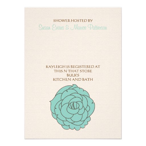 Summer's Dream Bridal Shower Invitation