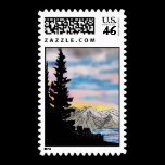 Summer's Eve at South Lake Tahoe, California postage