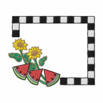 Summertime Border embroidered shirts by ZazzleEmbroidery Summertime Border embroidered shirts