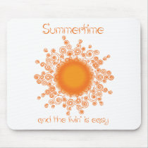 summertime mouse pad