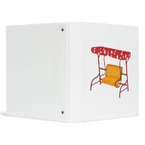 Summertime Patio Glider Seating Vinyl Binders