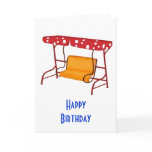 Summertime Patio Glider Seating Cards