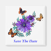 Summertime Save The Date Magnet