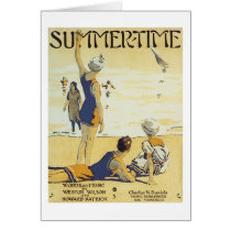 Summertime Vintage Songbook Cover cards