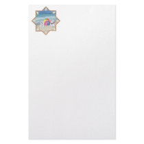 Summertime Westies Blue Water Customized Stationery