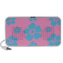Summery Flowers Doodle Speaker speakers