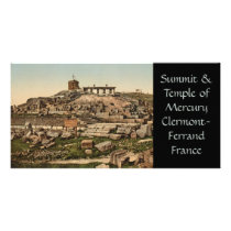 Summit and Temple of Mercury, Auvergne, France Photo Greeting Card