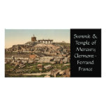 Summit and Temple of Mercury, Auvergne, France Photo Greeting Card