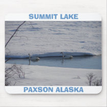Summit Lake Paxson, PAXSON ALASKA, SUMMIT LAKE mousepads