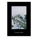 Summit Temple in Mist posters