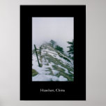Summit Temple in Mist Poster