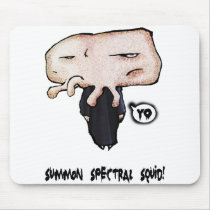 Summon Spectral Squid Mouse Pad mousepads