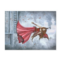 Summoning the Wind Fairy Postcard