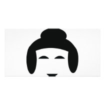 sumo head icon photo cards