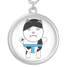 Sumo Kitty Necklace
