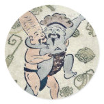 Sumo match by Utagawa,Toyokuni stickers