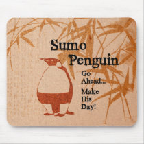 Sumo Penguin mousepads