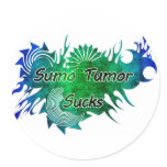 Sumo Tumor Sucks Stickers