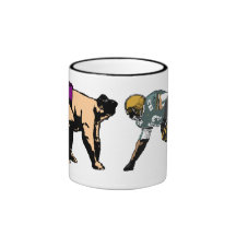 Sumo vs. Football Mug