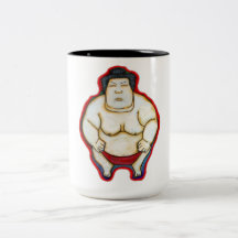 Sumo Wrestler Coffee Mugs