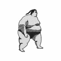 Sumo Wrestler embroidered shirts