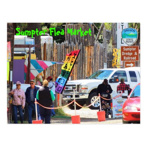 Sumpter Oregon Flea Market Postcard Zazzle