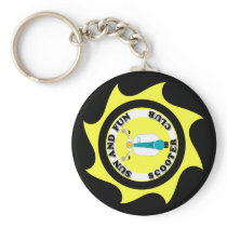 SUN AND FUN LOGO KEYCHAIN (BLACK)