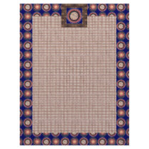 Sun and Moon Focus Moon Personalized Letterhead