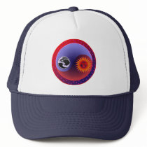 Sun and Moon in Balance Trucker Hats