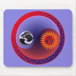 Sun and Moon in Balance Mousepads