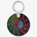 Sun and Moon keychain by nefera Sun and Moon keychain