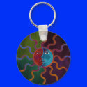 Sun and Moon keychain