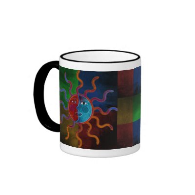 Sun and moon mug by neferamug